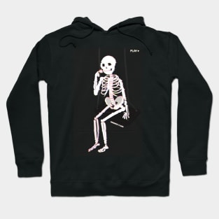 Vapor Wave Skeleton Hoodie